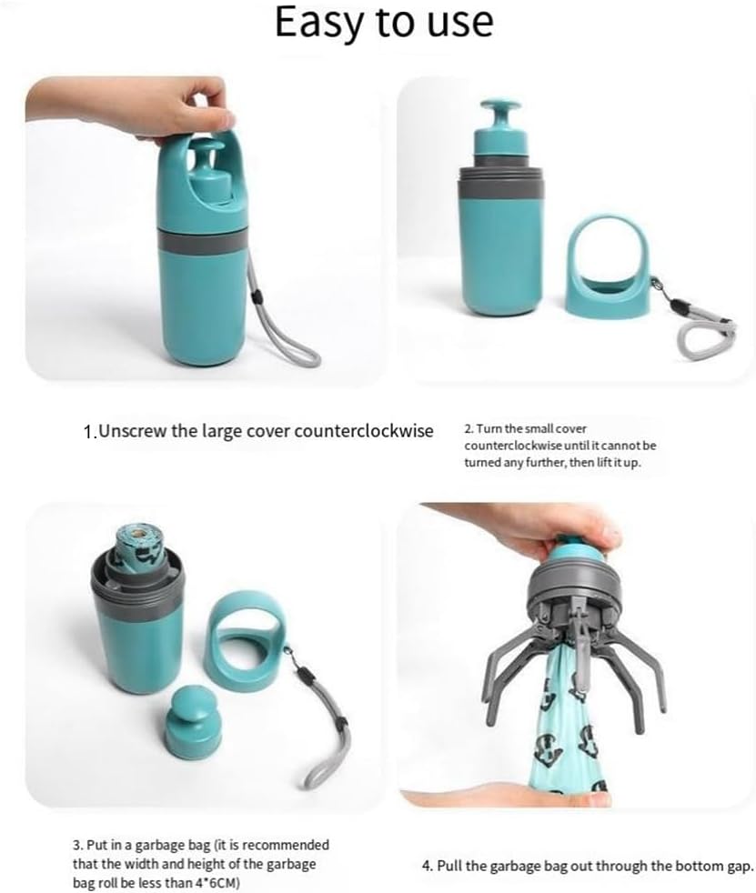 Portable Touchless Dog Poop Scooper