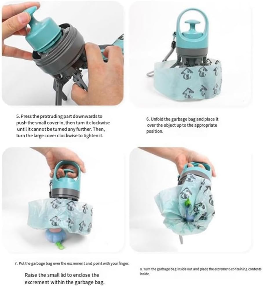 Portable Touchless Dog Poop Scooper