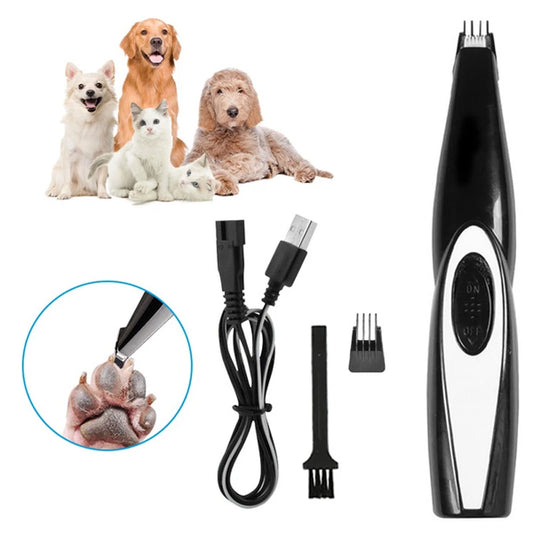 Rechargeable Pet Grooming Kit with Low Noise Electric Clippers for Dogs and Cats